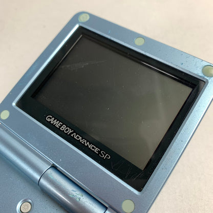 【ジャンク品】 Nintendo GAME BOY ADVANCE ニンテンドー ゲームボーイアドバンス SP 本体 パールブルー 023-260318-mh-13-fuz 万代Net店