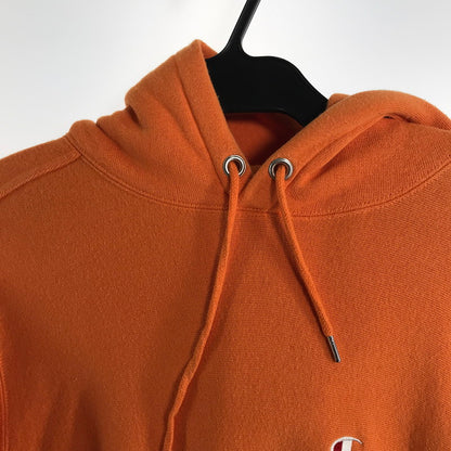 【中古品】【メンズ】 CHAMPION チャンピョン REVERSE WEAVE HOODIE フーディー パーカー スェット カラーオレンジ SIZE:M 148-260802-ky-13-fuzh 万代Net店