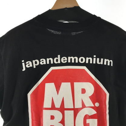 【中古品】【メンズ】 MR BIG ミスタービッグ JAPANDEMONIUM TOUR 1994 S.S TEE ツアー Tシャツ 145-260416-ky-16-fuz サイズ：L カラー：ブラック 万代Net店