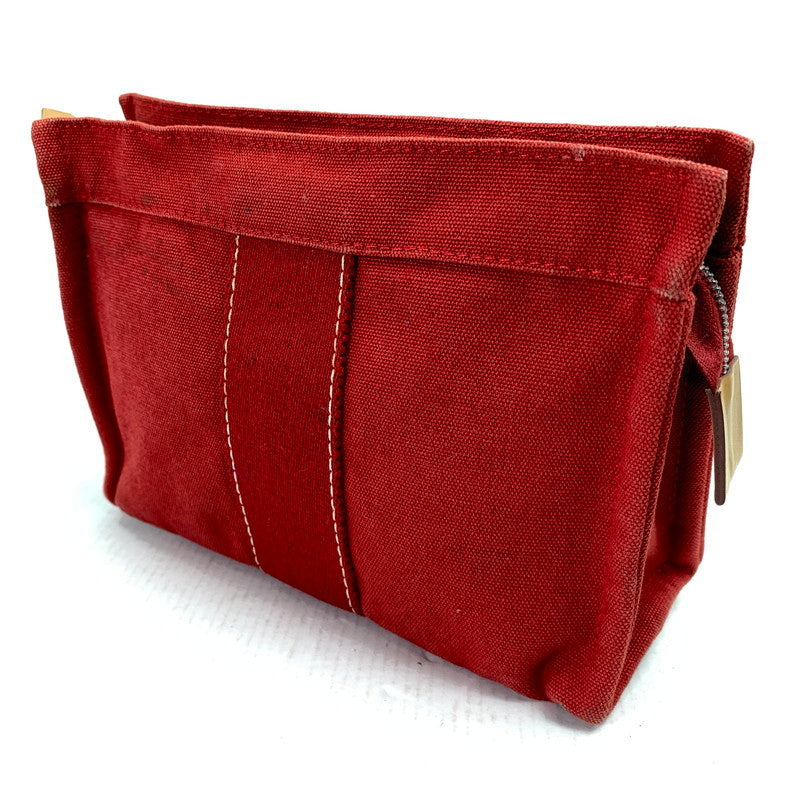 【中古品】 HERMES エルメス ドーヴィル ミニハンド ポーチ RED ※汚れ・使用感有 ポーチ 183-260729-io-30-fuzh 万代Net店