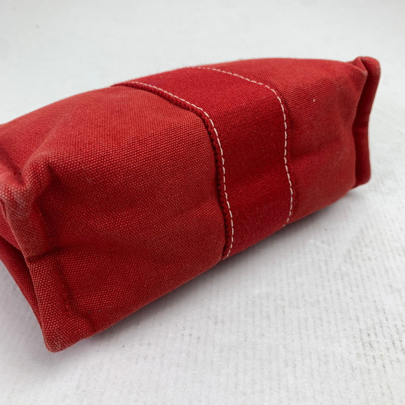 【中古品】 HERMES エルメス ドーヴィル ミニハンド ポーチ RED ※汚れ・使用感有 ポーチ 183-260729-io-30-fuzh 万代Net店