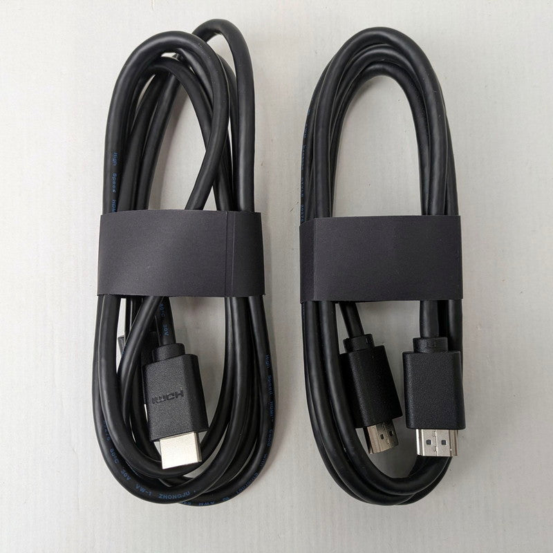 【未使用品】 HDMIケーブル 1.8m 2本セット HDMI1.4規格 Dell Plus S2425HSM付属品 ディスプレイ テレビ 4K 088-260327-VT-87-fuz 万代Net店
