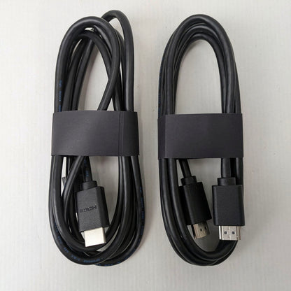 【未使用品】 HDMIケーブル 1.8m 2本セット HDMI1.4規格 Dell Plus S2425HSM付属品 ディスプレイ テレビ 4K 088-260327-VT-87-fuz 万代Net店