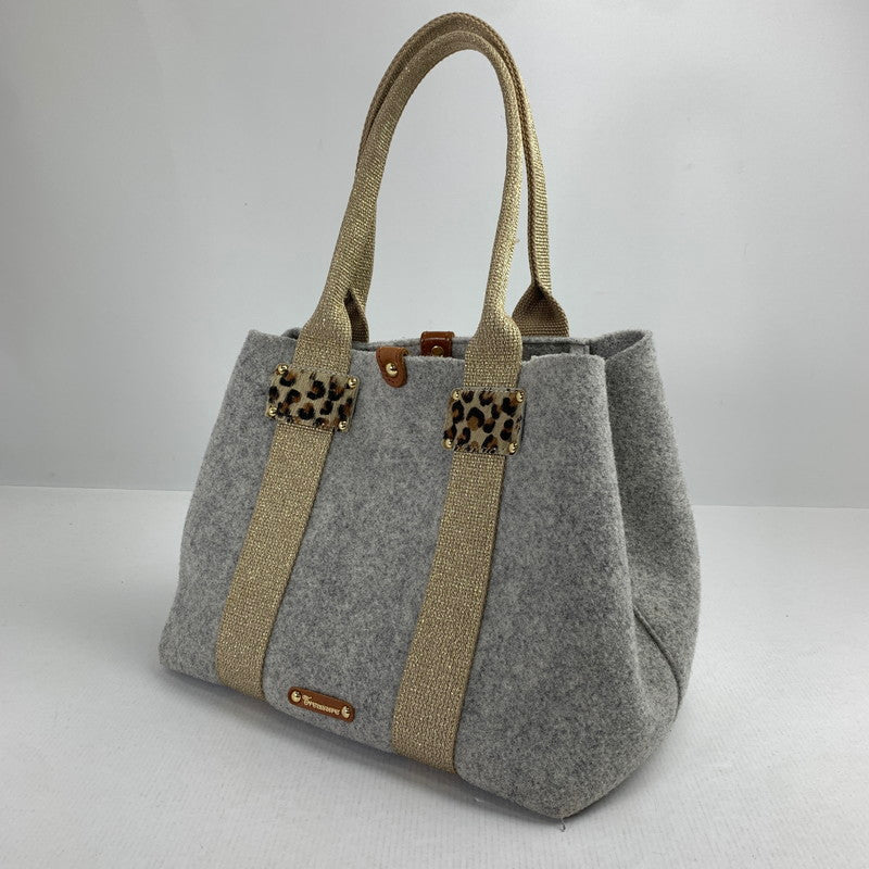 【中古品】【レディース】 TOPKAPI トプカピ トートバッグ GRAY フェルト カバン トート バッグ かばん ※色ムラ有 188-260803-io-17-fuzh 万代Net店