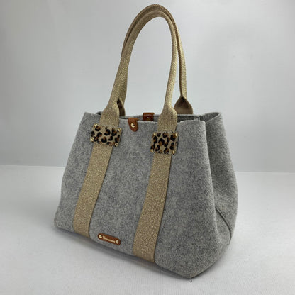 【中古品】【レディース】 TOPKAPI トプカピ トートバッグ GRAY フェルト カバン トート バッグ かばん ※色ムラ有 188-260803-io-17-fuzh 万代Net店