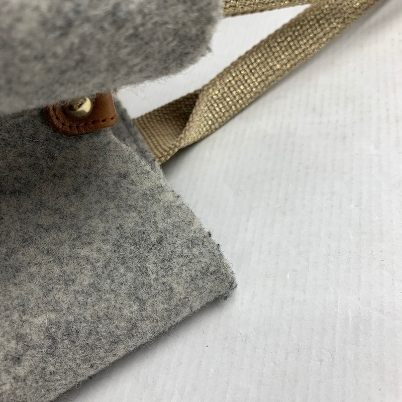 【中古品】【レディース】 TOPKAPI トプカピ トートバッグ GRAY フェルト カバン トート バッグ かばん ※色ムラ有 188-260803-io-17-fuzh 万代Net店