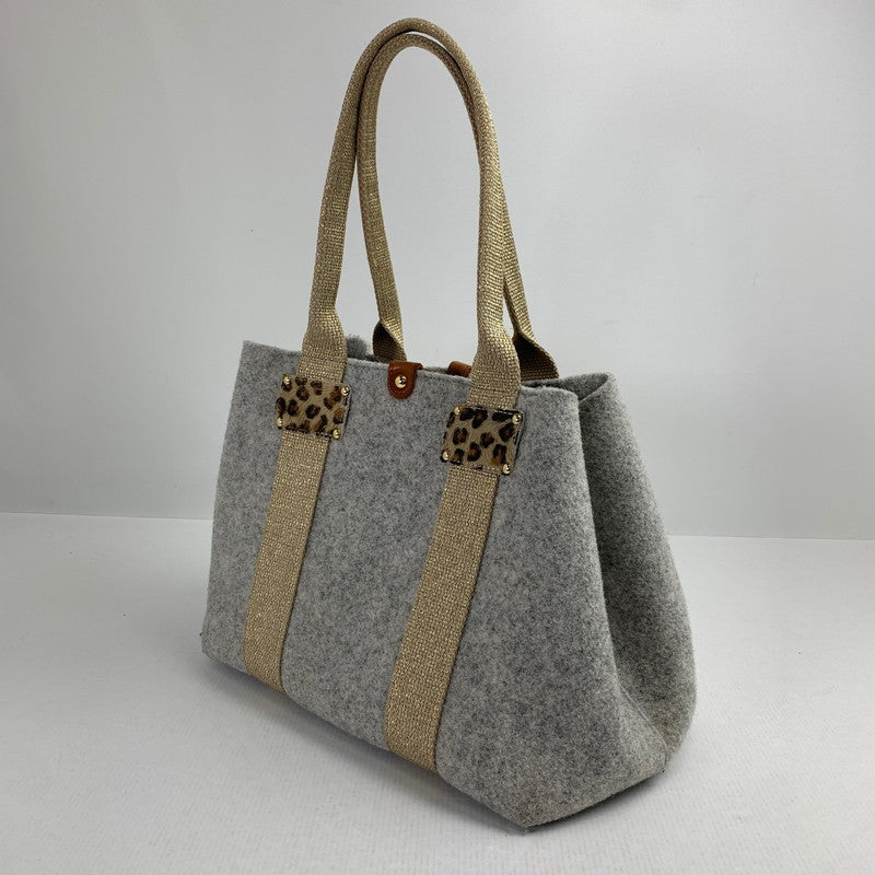 【中古品】【レディース】 TOPKAPI トプカピ トートバッグ GRAY フェルト カバン トート バッグ かばん ※色ムラ有 188-260803-io-17-fuzh 万代Net店