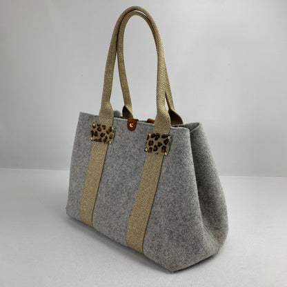 【中古品】【レディース】 TOPKAPI トプカピ トートバッグ GRAY フェルト カバン トート バッグ かばん ※色ムラ有 188-260803-io-17-fuzh 万代Net店