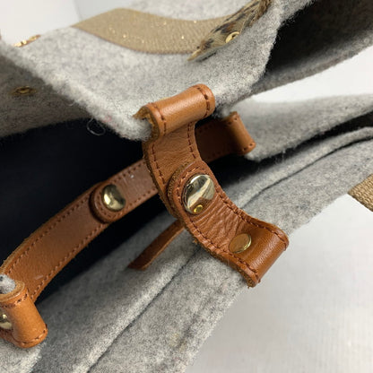 【中古品】【レディース】 TOPKAPI トプカピ トートバッグ GRAY フェルト カバン トート バッグ かばん ※色ムラ有 188-260803-io-17-fuzh 万代Net店