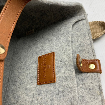 【中古品】【レディース】 TOPKAPI トプカピ トートバッグ GRAY フェルト カバン トート バッグ かばん ※色ムラ有 188-260803-io-17-fuzh 万代Net店