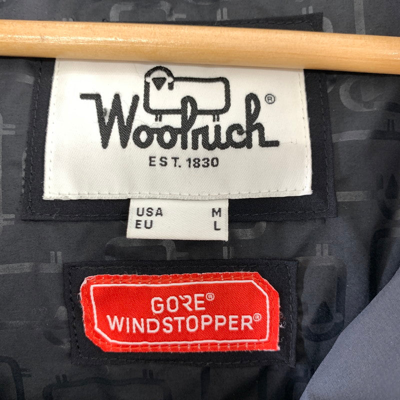 【中古品】【メンズ】 WOOLRICH ウールリッチ NOCPS1803 WINDSTOPPER PUFFY DOWN JACKET ウインドストッパー パフィー ダウンジャケット 144-261013-ny-07-fuzh サイズ：M カラー：ブラック 万代Net店