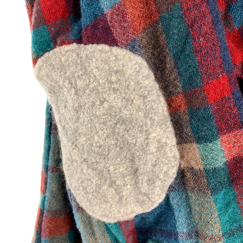 【中古品】【メンズ】 PENDLETON ペンドルトン 70'S WOOL CHECK SHIRT 切替チェック ウール 長袖 チェック シャツ トップス 古着 145-260608-mh-06-fuzh サイズ：L カラー：チェック 万代Net店