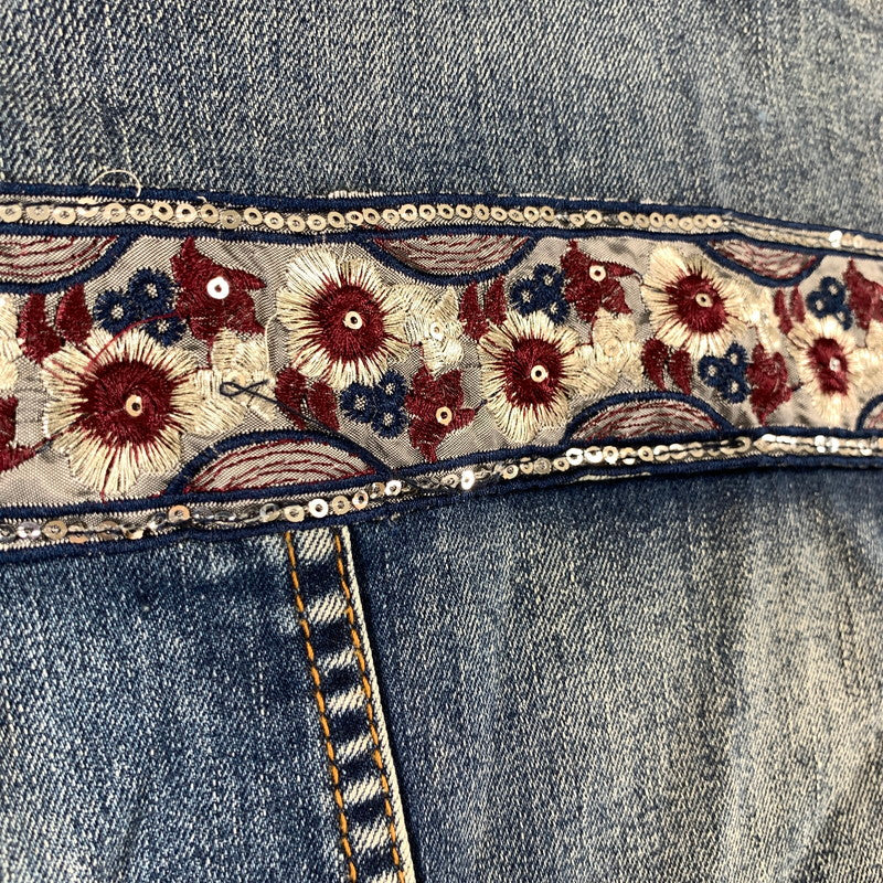 【中古品】【レディース】 DESIGUAL デシグアル 17WWED39 デニムジャケット 170-260424-ky-05-fuz サイズ：40 カラー：インディゴ 万代Net店