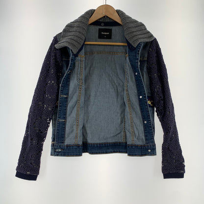 【中古品】【レディース】 DESIGUAL デシグアル 17WWED39 デニムジャケット 170-260424-ky-05-fuz サイズ：40 カラー：インディゴ 万代Net店