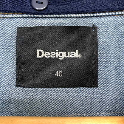 【中古品】【レディース】 DESIGUAL デシグアル 17WWED39 デニムジャケット 170-260424-ky-05-fuz サイズ：40 カラー：インディゴ 万代Net店