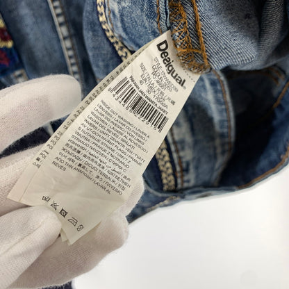 【中古品】【レディース】 DESIGUAL デシグアル 17WWED39 デニムジャケット 170-260424-ky-05-fuz サイズ：40 カラー：インディゴ 万代Net店