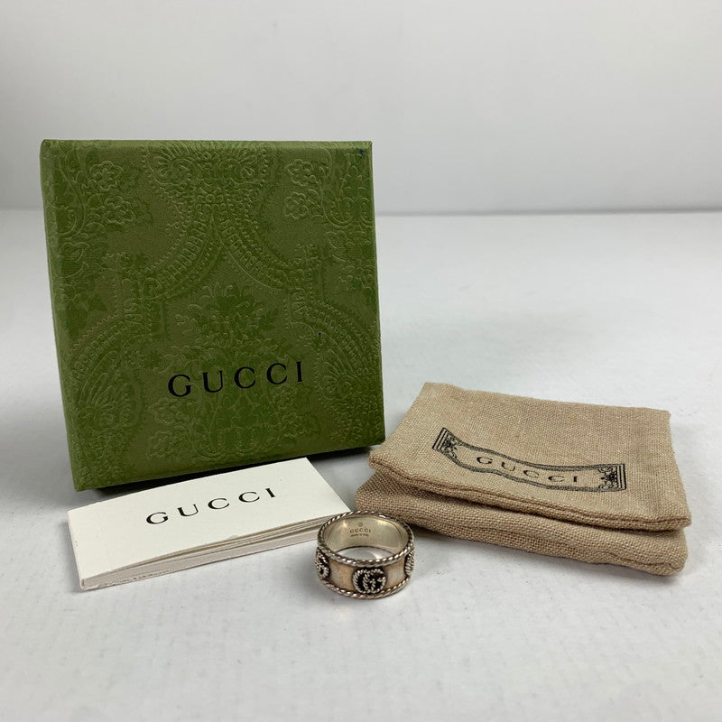 【中古品】【メンズ】 GUCCI グッチ ダブルG ツイストリング 指輪 リング 182-260323-mh-13-fuz サイズ：16号 16号 万代Net店