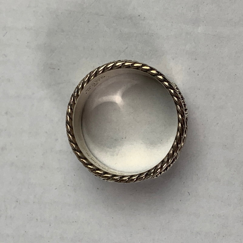【中古品】【メンズ】 GUCCI グッチ ダブルG ツイストリング 指輪 リング 182-260323-mh-13-fuz サイズ：16号 16号 万代Net店