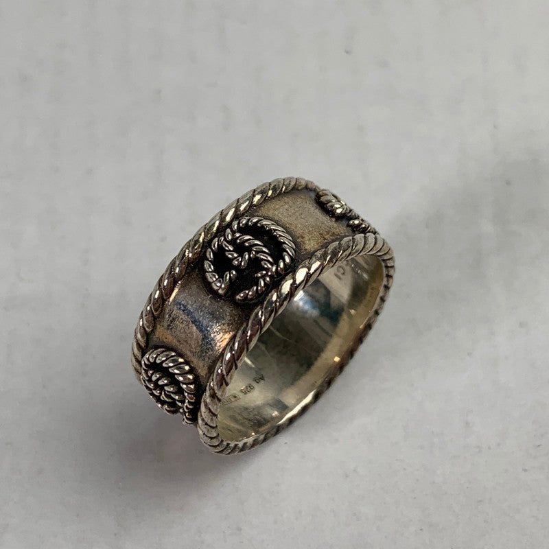 【中古品】【メンズ】 GUCCI グッチ ダブルG ツイストリング 指輪 リング 182-260323-mh-13-fuz サイズ：16号 16号 万代Net店