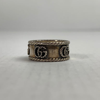 【中古品】【メンズ】 GUCCI グッチ ダブルG ツイストリング 指輪 リング 182-260323-mh-13-fuz サイズ：16号 16号 万代Net店
