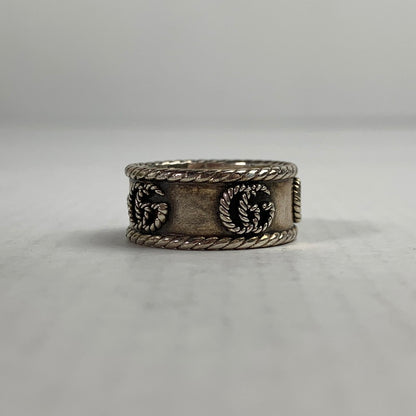 【中古品】【メンズ】 GUCCI グッチ ダブルG ツイストリング 指輪 リング 182-260323-mh-13-fuz サイズ：16号 16号 万代Net店