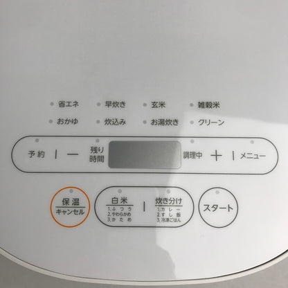 【中古品】 情熱価格 PT-MRC50 5.5合マイコン炊飯器 絶品ごはん 5.5合炊き 2025年製 外箱に傷みあり 098-260331-io-36-fuz 万代Net店