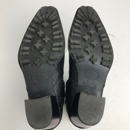 【中古品】【レディース】 YOSUKE ヨースケ ロング ノーズ ヒール アップ ブーツ サイドZIP 靴 165-260728-mh-08-fuzh サイズ：25.5cm カラー：ブラック 万代Net店