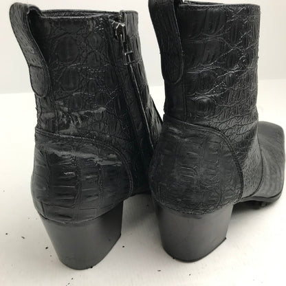 【中古品】【レディース】 YOSUKE ヨースケ ロング ノーズ ヒール アップ ブーツ サイドZIP 靴 165-260728-mh-08-fuzh サイズ：25.5cm カラー：ブラック 万代Net店