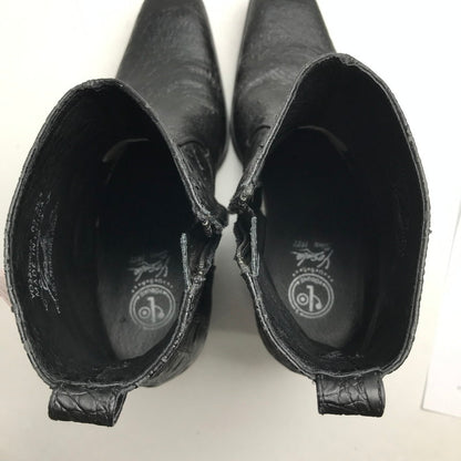 【中古品】【レディース】 YOSUKE ヨースケ ロング ノーズ ヒール アップ ブーツ サイドZIP 靴 165-260728-mh-08-fuzh サイズ：25.5cm カラー：ブラック 万代Net店