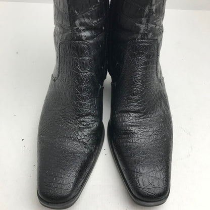 【中古品】【レディース】 YOSUKE ヨースケ ロング ノーズ ヒール アップ ブーツ サイドZIP 靴 165-260728-mh-08-fuzh サイズ：25.5cm カラー：ブラック 万代Net店