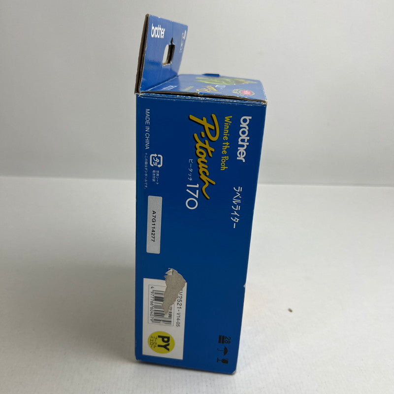 【現状渡し品】 brother ブラザー P-touch 170 プーさん ラベルライター テープカセット付 PT-170 096-260713-MO-02-fuz 万代Net店