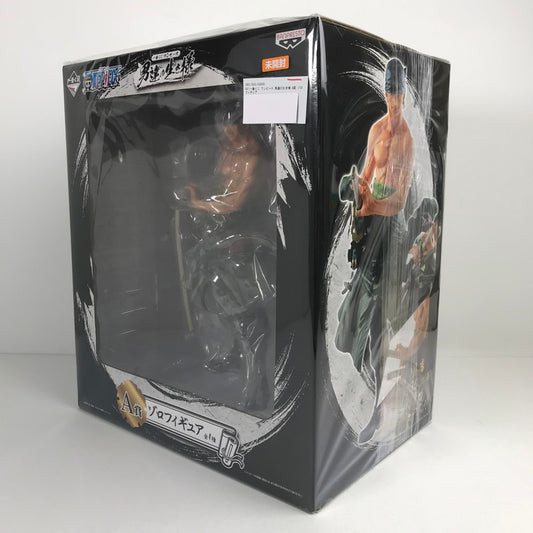 【中古美品】 未開封 一番くじ ワンピース 男達の生き様 A賞 ゾロ フィギュア 047-260413-io-23-fuzh 万代Net店