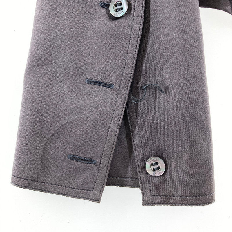 【中古品】【レディース】 GUCCI グッチ シルクシャツ レディース パープル 38サイズ ボタン取れあり・汚れ色抜けあり 170-260509-io-51-fuzh 万代Net店