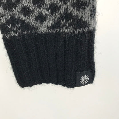 【中古品】【メンズ】 ICEWEAR アイスウェア ニット カラーブラック 総柄 SIZE:S 147-260916-ky-02-fuzh 万代Net店