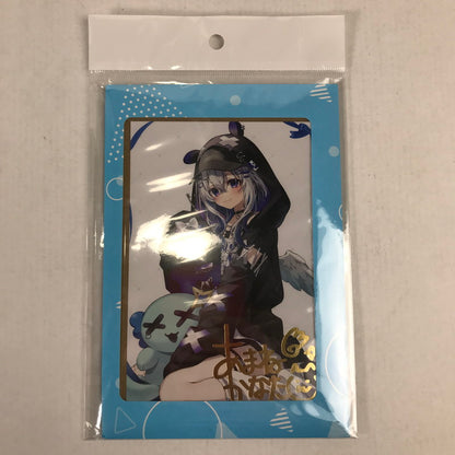 【中古美品】 ホロライブ 天音かなた 活動4周年記念 箔押し複製サイン入りポストカード 053-260509-io-20-fuzh 万代Net店