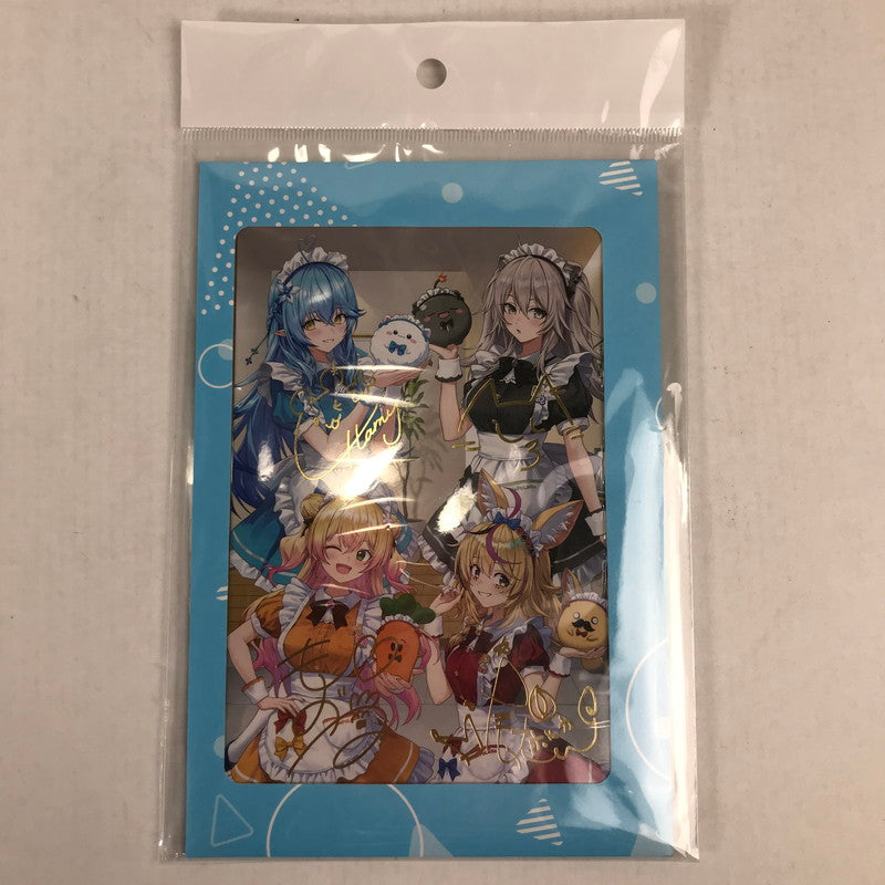 【中古美品】 ホロライブ ねぽらぼ 3周年記念 複製サイン入りポストカード 053-260509-io-19-fuzh 万代Net店