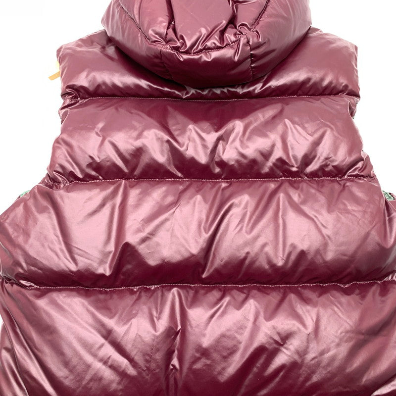 【中古品】【メンズ】 DUVETICA DOWN VEST デュベティカ ダウンベスト アウター ブランド 古着 141-260523-gm-31-fuz サイズ：46 カラー：ピンク 万代Net店
