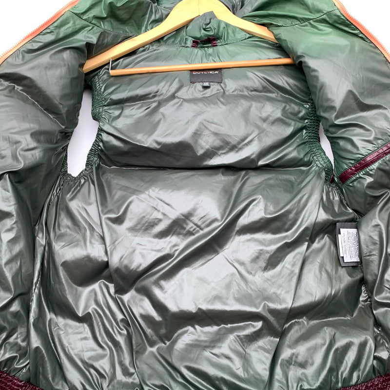 【中古品】【メンズ】 DUVETICA DOWN VEST デュベティカ ダウンベスト アウター ブランド 古着 141-260523-gm-31-fuz サイズ：46 カラー：ピンク 万代Net店