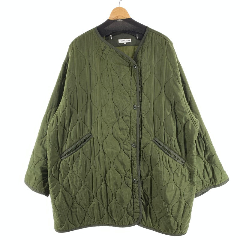 【中古品】【メンズ】 FREAKS' STORE キルティングジャケット ミリタリ―ジャケット ライナージャケット アウター ブランド 古着 147-260926-gm-09-fuzh サイズ：L カラー：カーキ 万代Net店