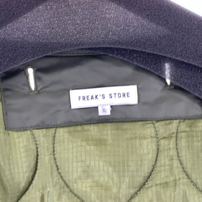 【中古品】【メンズ】 FREAKS' STORE キルティングジャケット ミリタリ―ジャケット ライナージャケット アウター ブランド 古着 147-260926-gm-09-fuzh サイズ：L カラー：カーキ 万代Net店