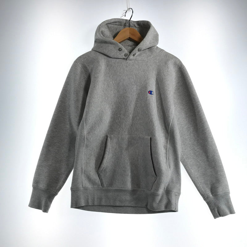 【中古品】【メンズ】 CHAMPION チャンピョン REVERSE WEAVE STORMSHELL PARKA パーカー フーディー 杢GRAY SIZE:M 148-260802-ky-11-fuzh 万代Net店
