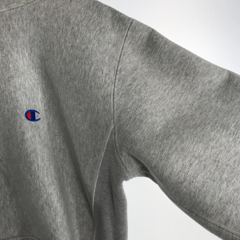 【中古品】【メンズ】 CHAMPION チャンピョン REVERSE WEAVE STORMSHELL PARKA パーカー フーディー 杢GRAY SIZE:M 148-260802-ky-11-fuzh 万代Net店
