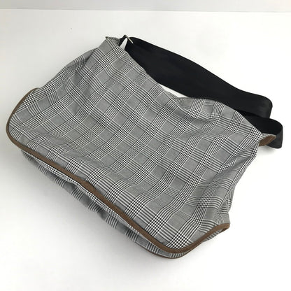 【中古品】【レディース】 FRED PERRY フレッドペリー ショルダーバッグ GRAY チェック柄 ※使用感有 カバン バッグ かばん 鞄 188-260711-io-65-fuzh 万代Net店