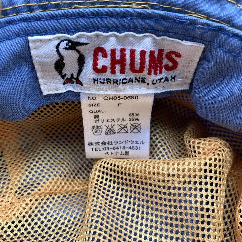 【中古品】【レディース】 CHUMS チャムス バケットハット BLUE 帽子 185-260811-io-43-fuzh カラー：ブルー 万代Net店