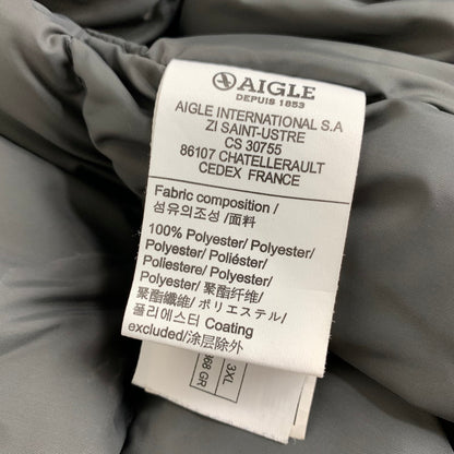 【中古品】【メンズ】 AIGLE エーグル ROCKYFIELD MTD ロッキーフィールド ダウンジャケット BLACK SIZE:M ※小さな穴あり 144-260803-io-07-fuzh カラー：ブラック 万代Net店