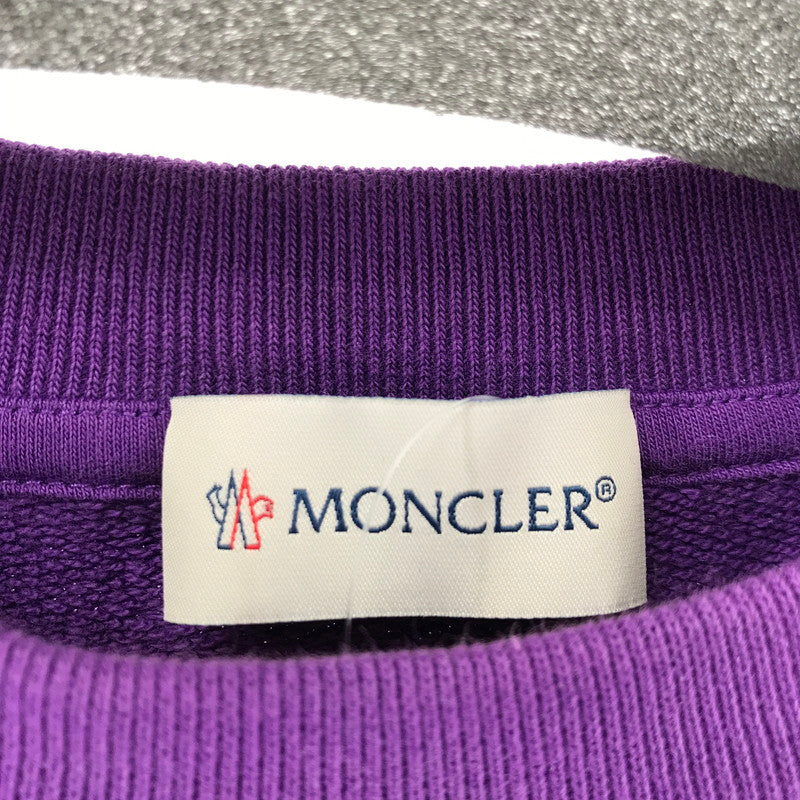 【中古品】【メンズ】 MONCLER モンクレール H20918G00045 809KR SWEATSHIRT スェット 141-260330-ky-23-fuzh サイズ：XXL カラー：パープル 万代Net店
