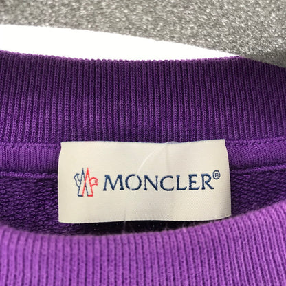 【中古品】【メンズ】 MONCLER モンクレール H20918G00045 809KR SWEATSHIRT スェット 141-260330-ky-23-fuzh サイズ：XXL カラー：パープル 万代Net店