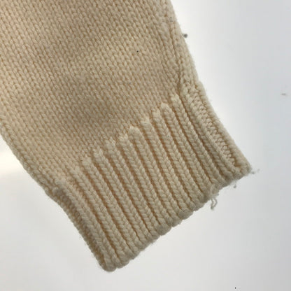 【中古品】【メンズ】 FENDI フェンディー FZZ387 A3M3 LOGO INTERSIA KNIT ロゴインターシャニット タグ欠品 141-260330-ky-21-fuzh サイズ：52 カラー：ホワイト 万代Net店