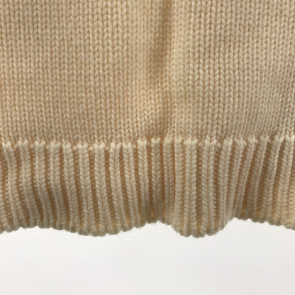 【中古品】【メンズ】 FENDI フェンディー FZZ387 A3M3 LOGO INTERSIA KNIT ロゴインターシャニット タグ欠品 141-260330-ky-21-fuzh サイズ：52 カラー：ホワイト 万代Net店