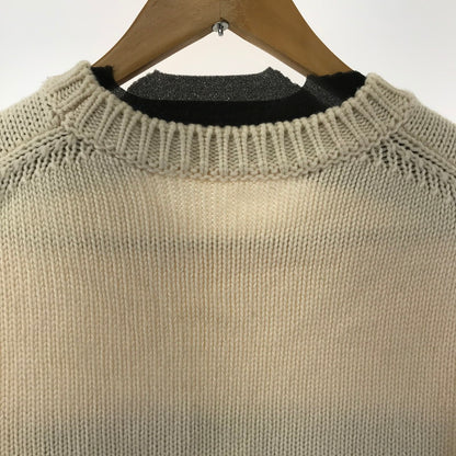 【中古品】【メンズ】 FENDI フェンディー FZZ387 A3M3 LOGO INTERSIA KNIT ロゴインターシャニット タグ欠品 141-260330-ky-21-fuzh サイズ：52 カラー：ホワイト 万代Net店
